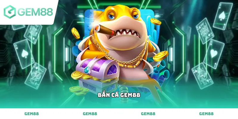 Ngư thủ sử dụng vũ khí hạng nặng săn boss tại Bắn cá Gem88